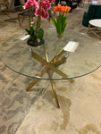 Cartier Table - Clear Glass Top