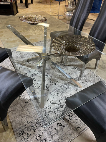 Rae Dining Table Only Stainless Steel
